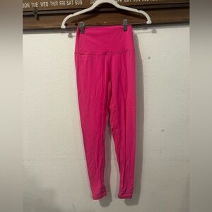 Sunzel Hot Pink Ankle Athletic Leggings Women’s Size Xsmall (1267)